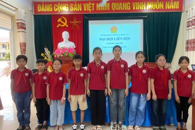 Liên đội Trường Tiểu học Hoàng Tây tổ chức Đại hội Liên đội nhiệm kỳ năm học 2024 – 2025