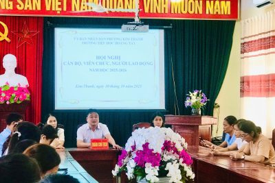 Hội nghị cán bộ, công chức, người lao động năm học 2025 – 2026